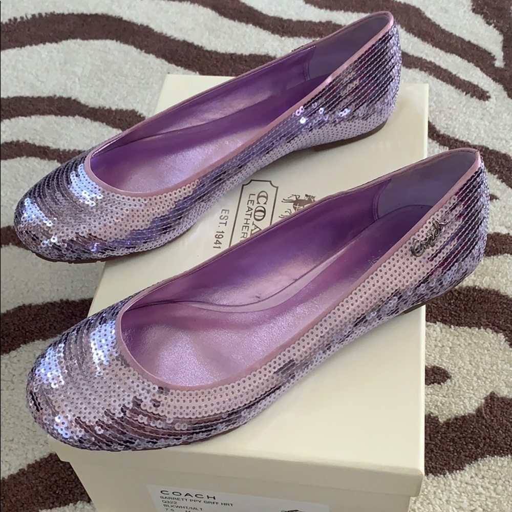 Coach ballerina slippers